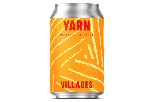 Villages Brewery YARN Unfiltered Lager 4.4% | 330ml Can