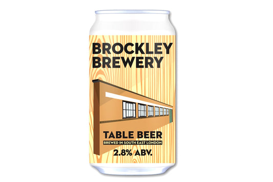 Brockley Brewery Table Beer (2.8% ABV) 330ml Cans
