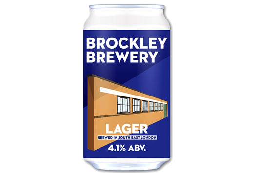 Brockley Brewery Lager (4.1% ABV)  330ml Cans