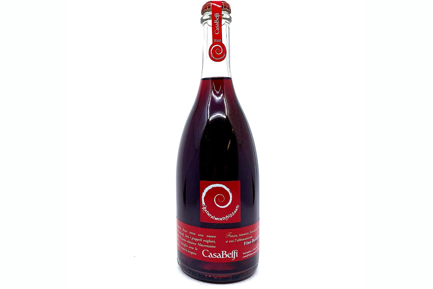 Casa Belfi Rosso Bio Frizzante (Natural, Pet Nat, Low Sulpur |10.5%| 750ml