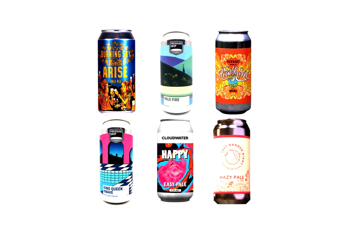 Pale Ale Selection 6 Pack|3%-5.5%| 440ml Cans