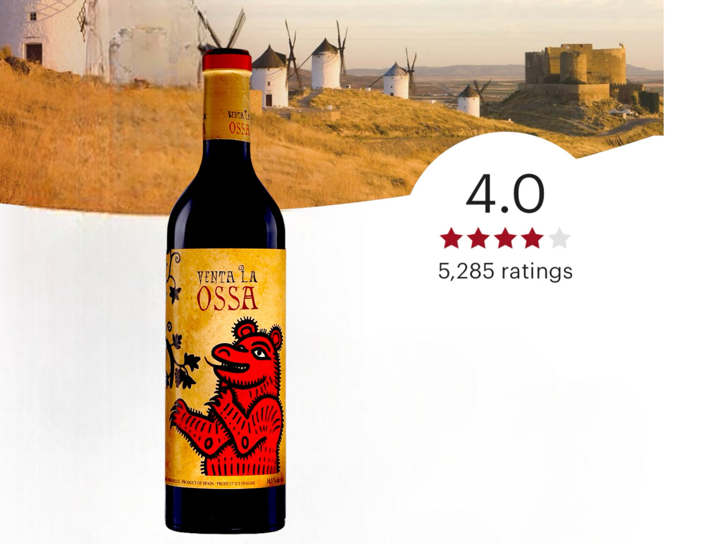 Venta La Ossa Tempranillo | 14%| 2018