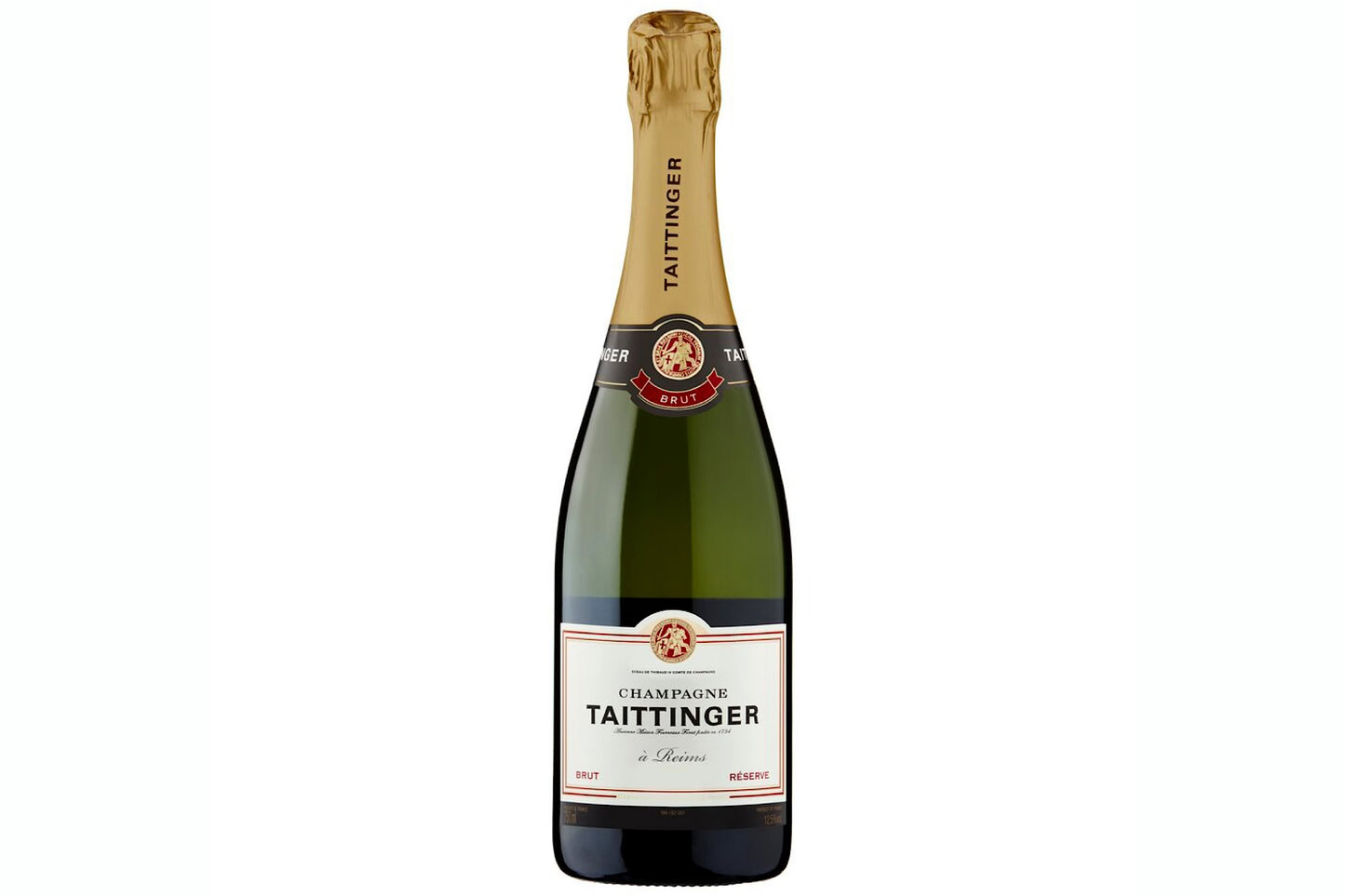 Taittinger Brut Reserve Non Vintage Champagne |12.5%|75Cl