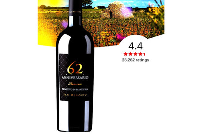 San Marzano 'Anniversario 62', Primitivo di Manduria Riserva | 2018 | 14.4% | 75cl