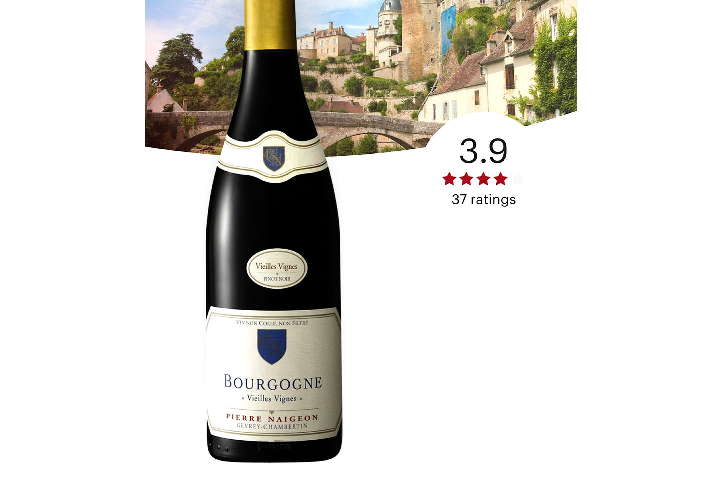 Domaine Pierre Naigeon, Bourgogne Pinot Noir' No Added Sulphur(Naty)| 2018 | 14% | 75cl