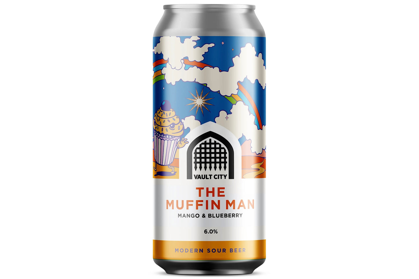 Vault City The Muffin Man Mango & Blueberry Sour | 6% | 440ml Can